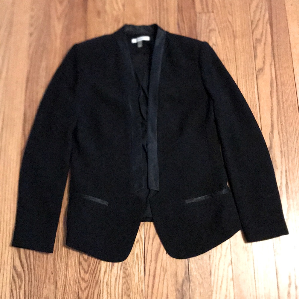 Satin trim DKNYC Blazer